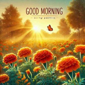 Good Morning Marigold images Download