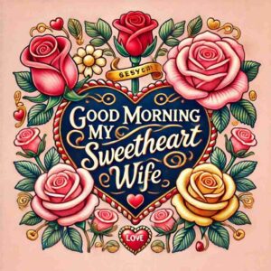 Good Morning My Sweetheart Wife Images Download