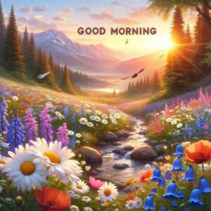 New Good Morning images with flowers 2025