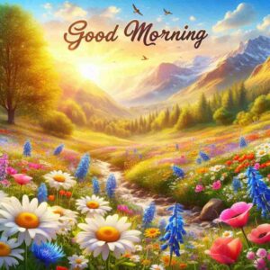 New Good Morning images with flowers 2025