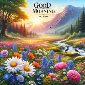 New Good Morning images with flowers 2025