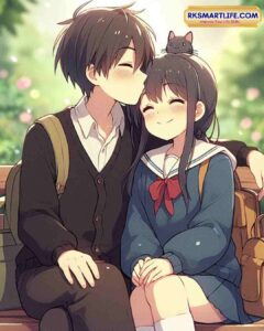 Couple DP For Instagram Half Half Anime 2025 2 Couple DP For Instagram Half Half Anime 2025