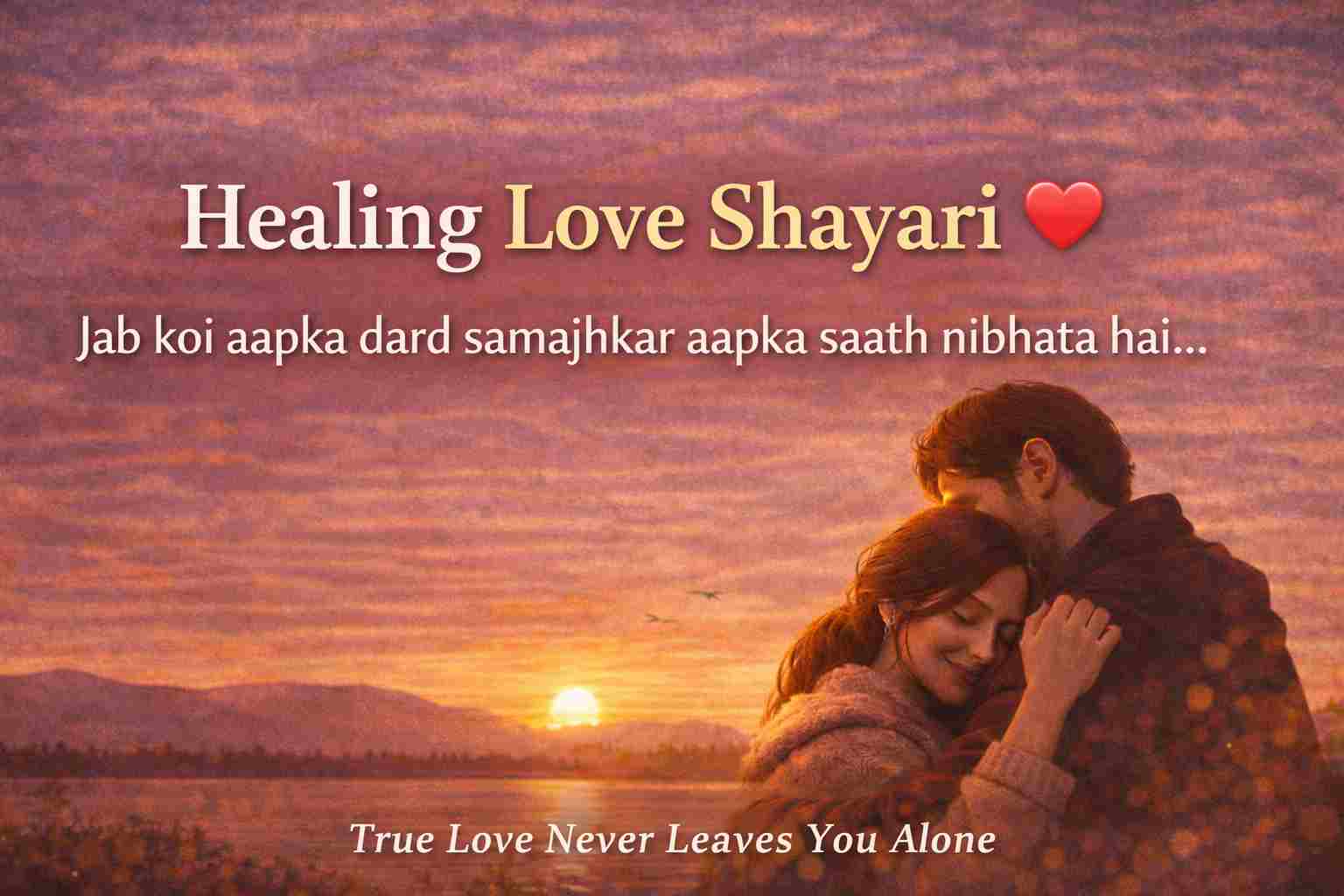 Healing Love Shayari in Hindi 2026