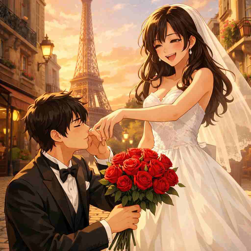 Cute Couple DP for Instagram Half Half Anime Boy and Girl