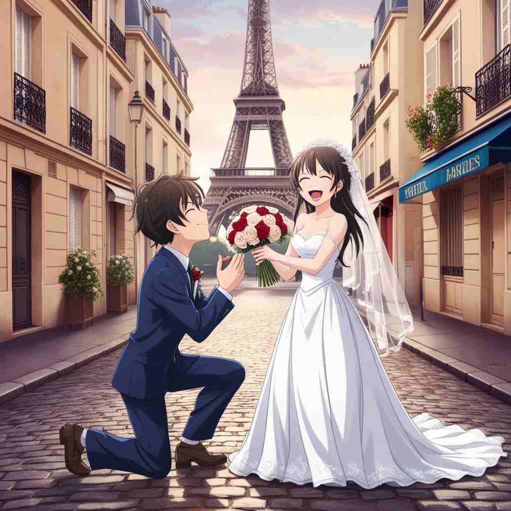 Cute Couple DP for Instagram Half Half Anime Boy and Girl