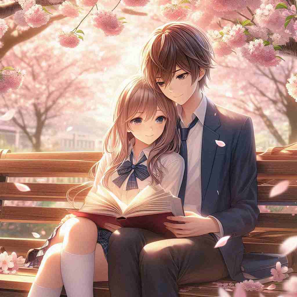 Cute Couple DP for Instagram Half Half Anime Boy and Girl 2026
