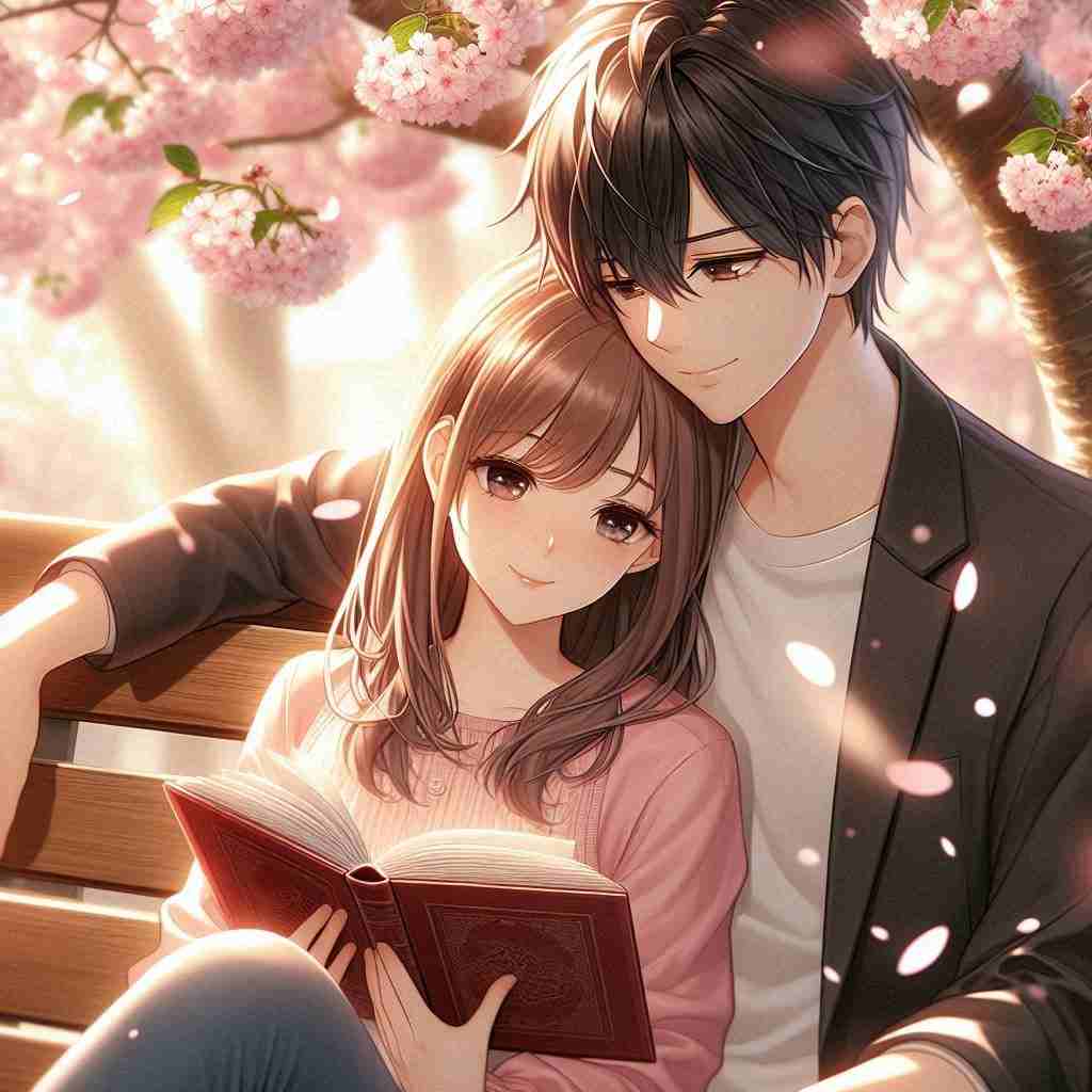 Cute Couple DP for Instagram Half Half Anime Boy and Girl 2026