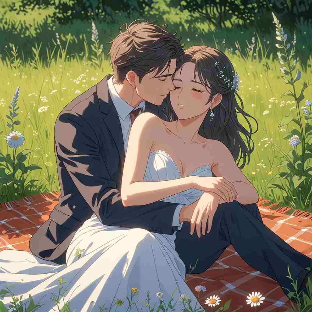Cute Couple DP for Instagram Half Half Anime Boy And Girl Aesthetic