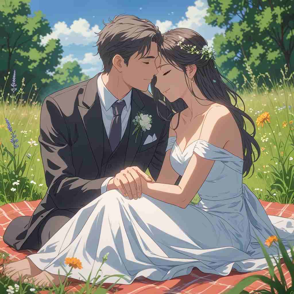 Cute Couple DP for Instagram Half Half Anime Boy And Girl Aesthetic