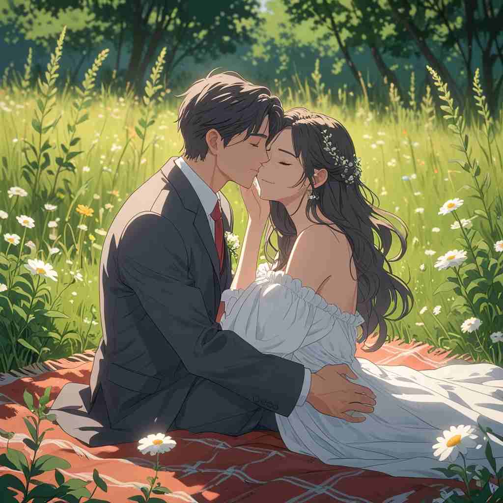 Cute Couple DP for Instagram Half Half Anime Boy And Girl Aesthetic