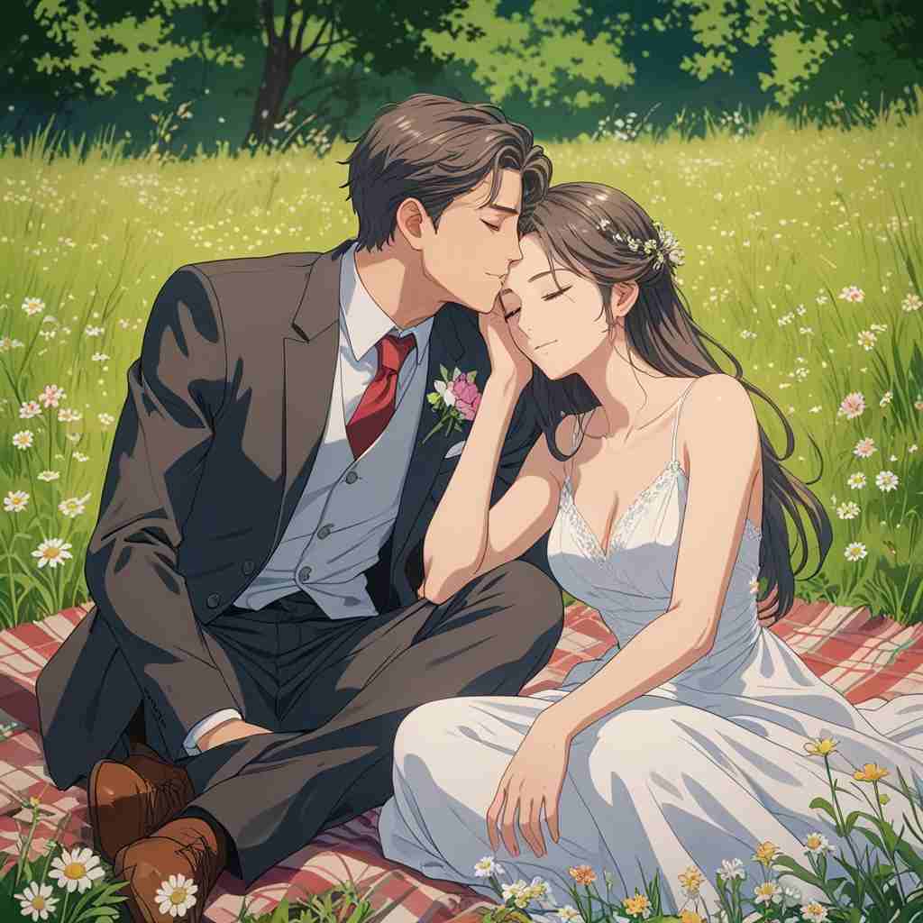 Cute Couple DP for Instagram Half Half Anime Boy And Girl Aesthetic