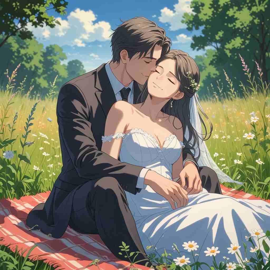 Cute Couple DP for Instagram Half Half Anime Boy And Girl Aesthetic
