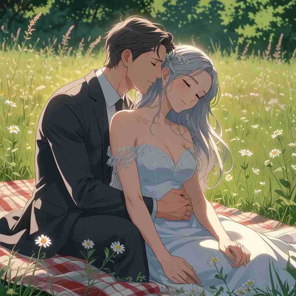 Cute Couple DP for Instagram Half Half Anime Boy And Girl Aesthetic