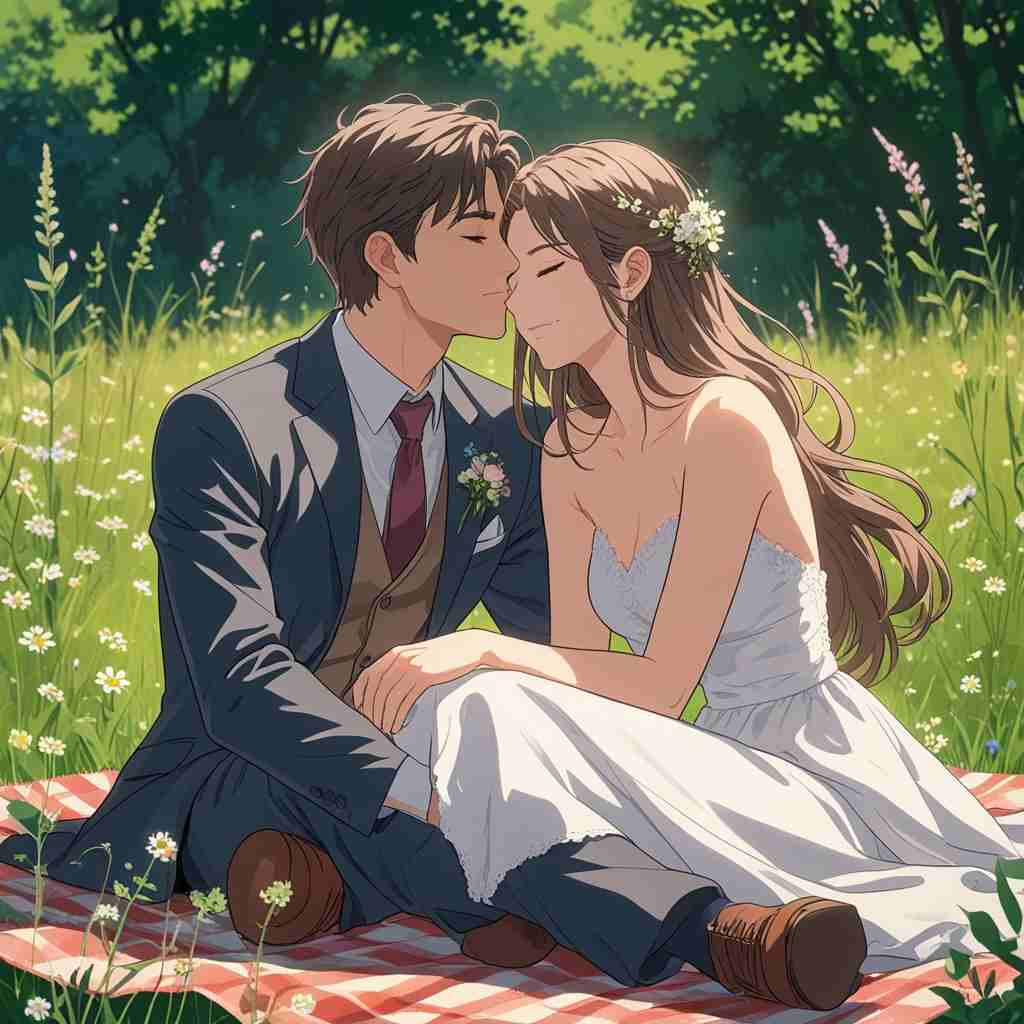 Cute Couple DP for Instagram Half Half Anime Boy And Girl Aesthetic