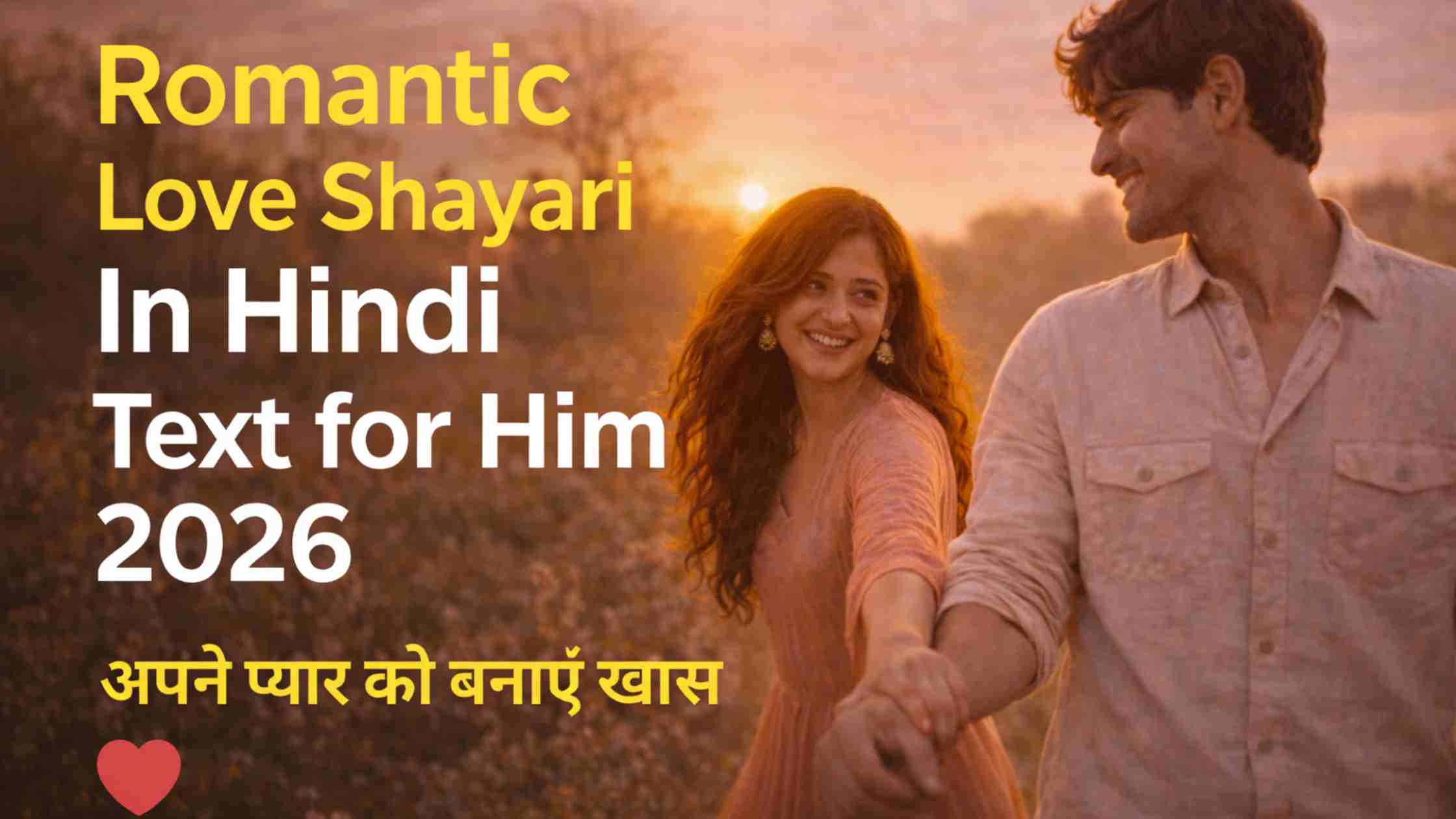 Love Shayari In Hindi Text for Him 2026