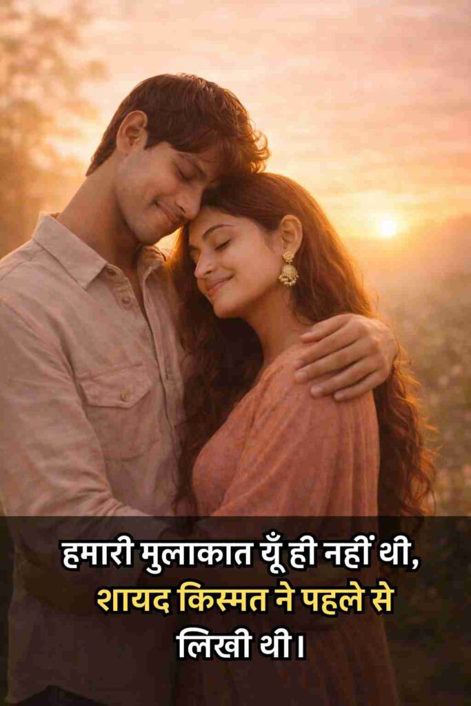 Romantic Love Shayari In Hindi Text for Him 2026