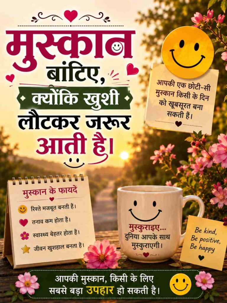 Smile Good Morning Quotes Inspirational In Hindi And English For Students 2026 4 Smile Good Morning Quotes Inspirational In Hindi And English For Students